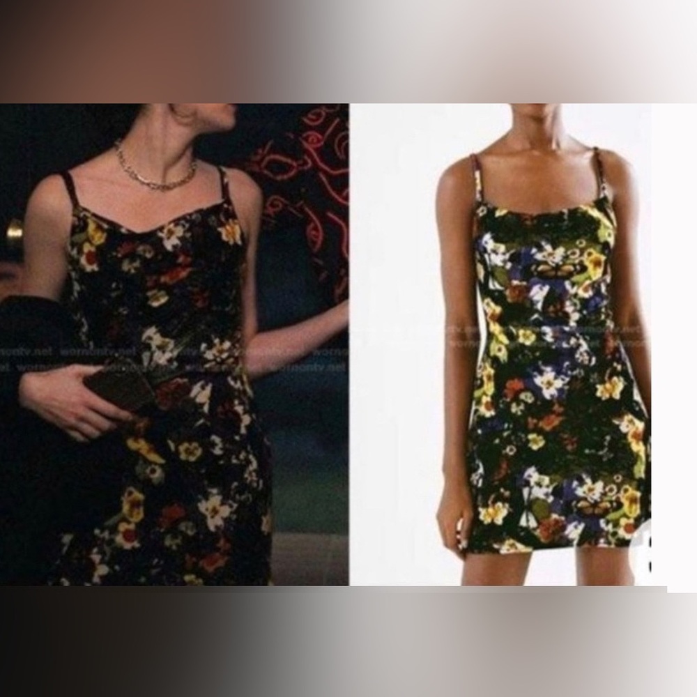 Urban Outfitters Velvet Butterfly Mallory Cowl Neck Slip Dress Mallory dress NWT